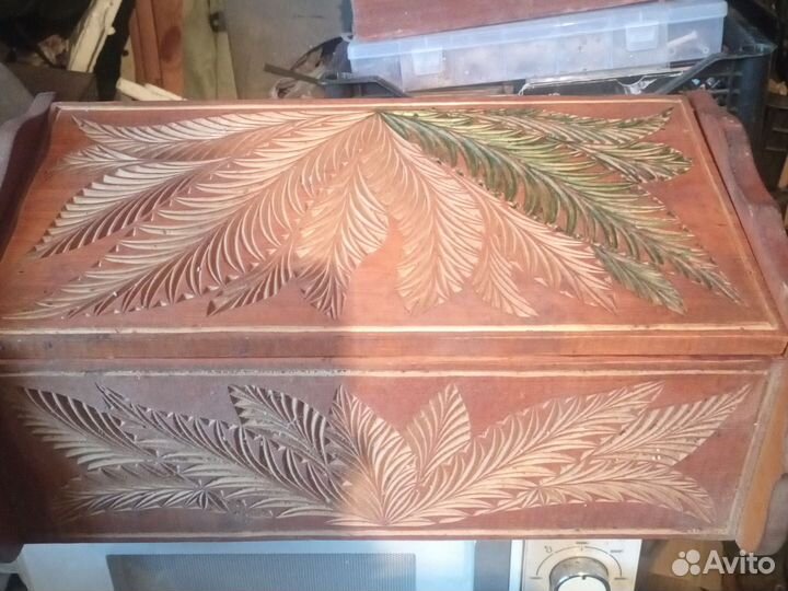 Хлебница деревянная