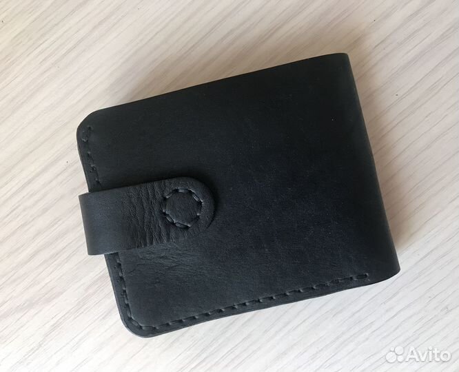Кожаный кошелек, мужской портмоне натуральная кожа