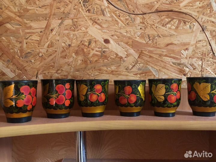 Бокалы хохлома