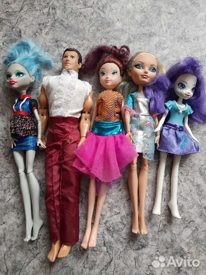 Куклы: монстр хай; барби; винкс и т.п
