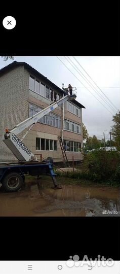 Аренда и услуги автовышки-вездехода, 300 кг, 17 м