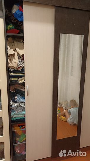 Шкаф купе с зеркалом бу