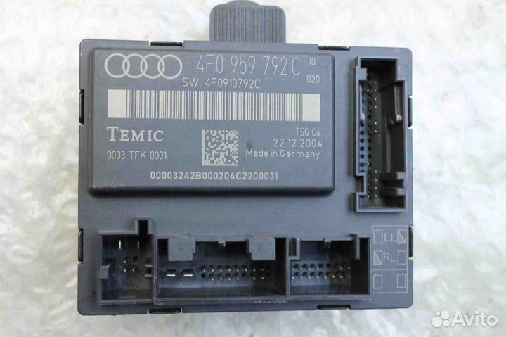 Блок комфорта передней правой двери Audi A6