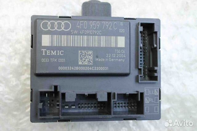 Блок комфорта передней правой двери Audi A6