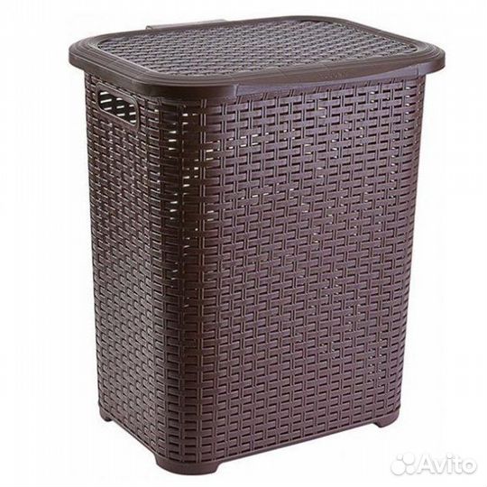 Корзина пластик.под ротанг