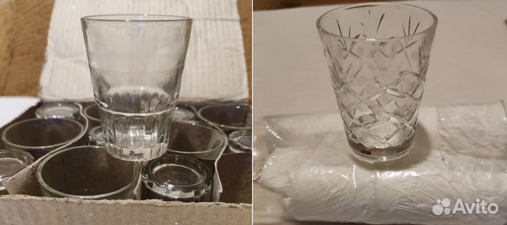 Рюмки 12 шт и 6 шт