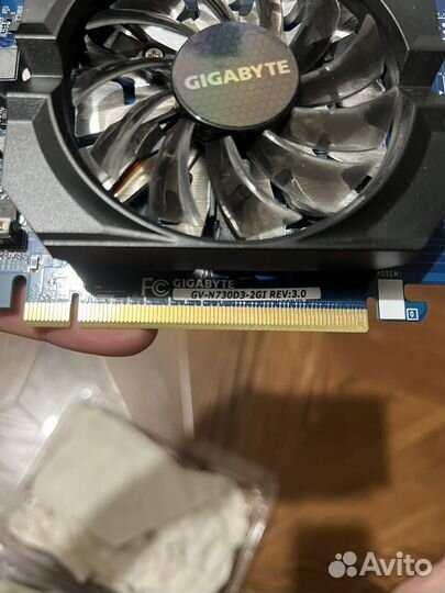 Видеокарта Geforce gt 730 2GB DDR3