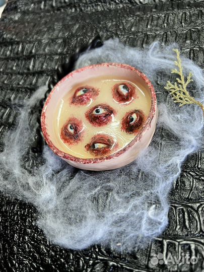 Декоративная тарелка из глины