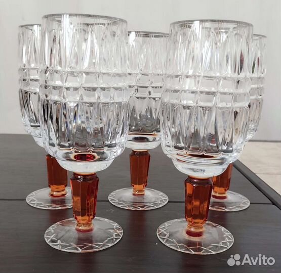 Хрустальные фужеры гусь хрустальный СССР