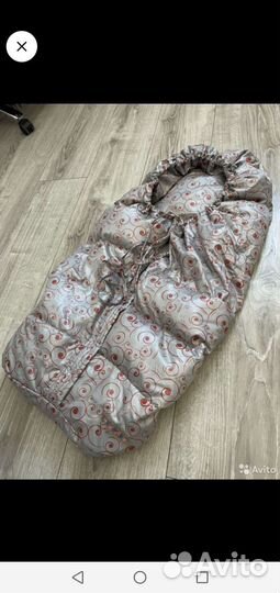 Зимний конверт в коляску