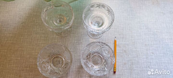 Вазочки хрустальные (СССР)