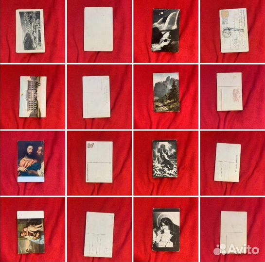 Старинные открытки альбомом почтовые карточки