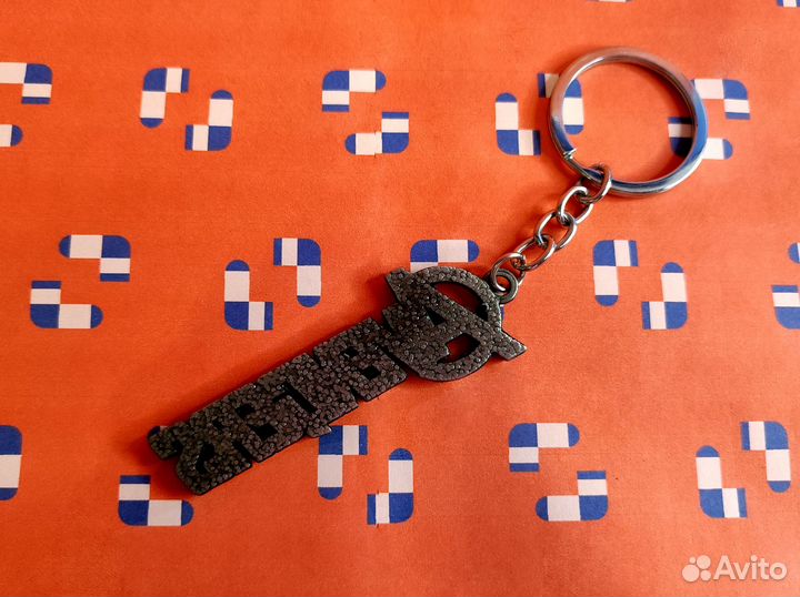 Брелок металлический логотип из фильмов Марвел