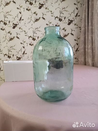 Банка 10 литров стеклянная