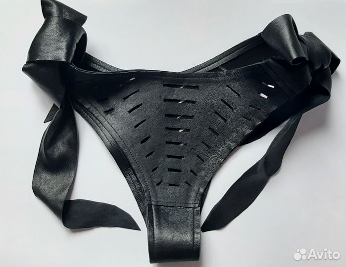 Мини шорты кожаные