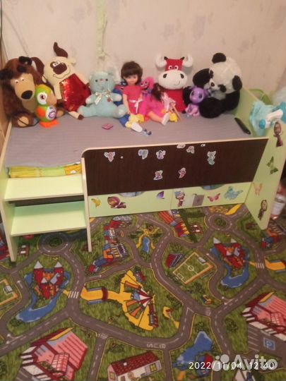 Детская кровать от 3 лет с матрасом бу