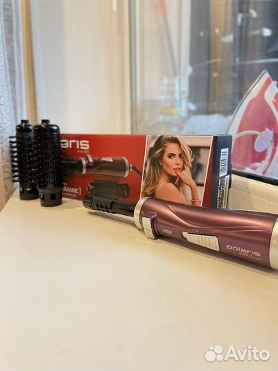 Фен-щетка новая Polaris(вращающаяся)