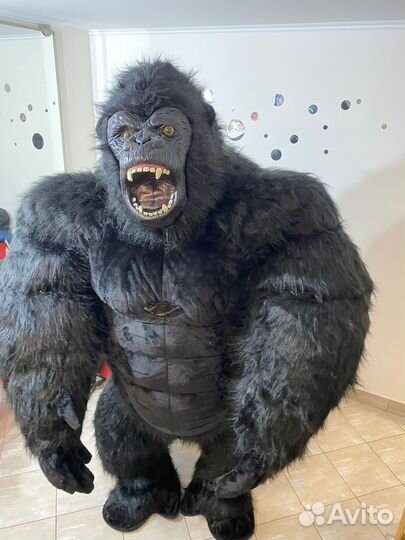 Ростовая кукла кинг конг,надувной костюм