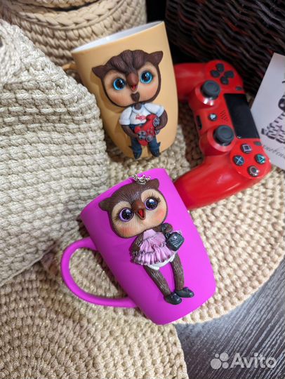 Кружка с совой (под заказ)