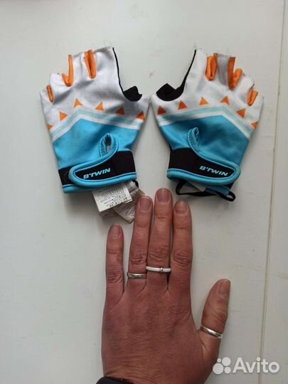 Перчатки детские для велосипеда Decathlon