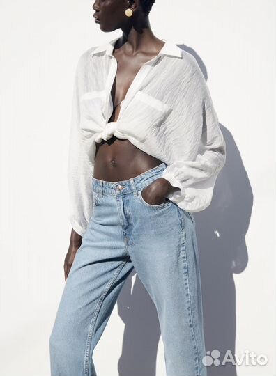 Zara новые джинсы regular fit
