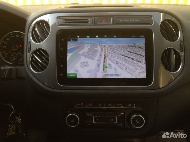 Штатная Система для VW Tiguan(2008+) с установкой