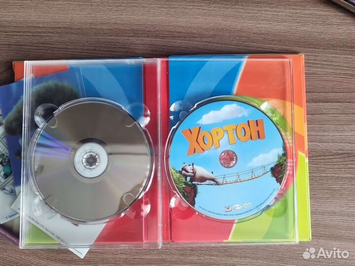 DVD диски мультики 4шт