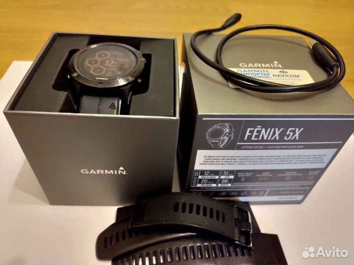 Смарт часы Garmin Fenix 5x Sapphire