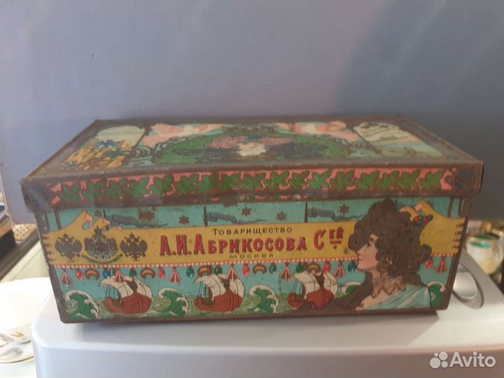 Коробка жестяная Абрикосова