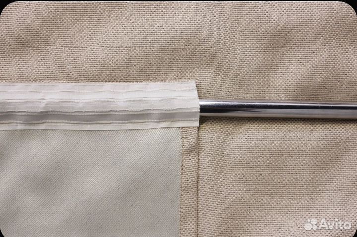 Штора новая Рогожка