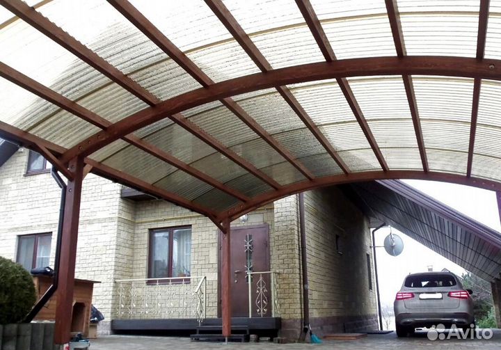 Навес под ключ