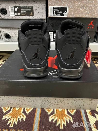 Кроссовки Nike Air Jordan 4 Black Cat новые