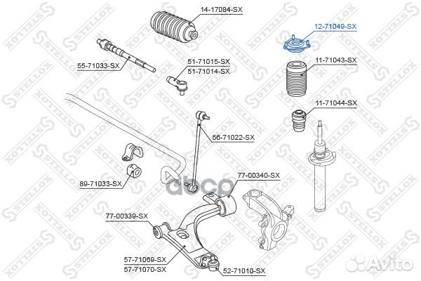 Опора амортизатора переднего Ford Fiesta,Mazda