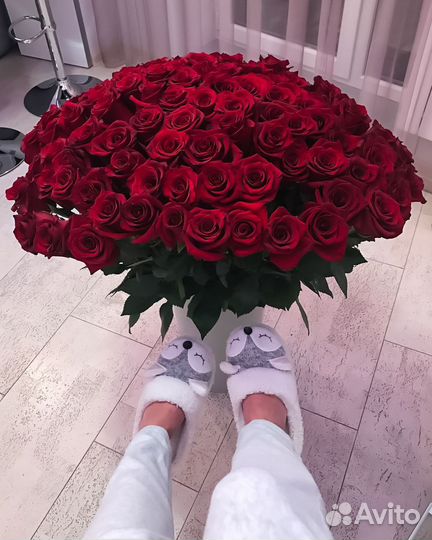 Розы длинные метровые