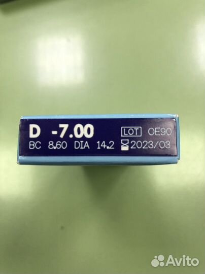 Линзы контактные acuvue oasys 1 day -8,5