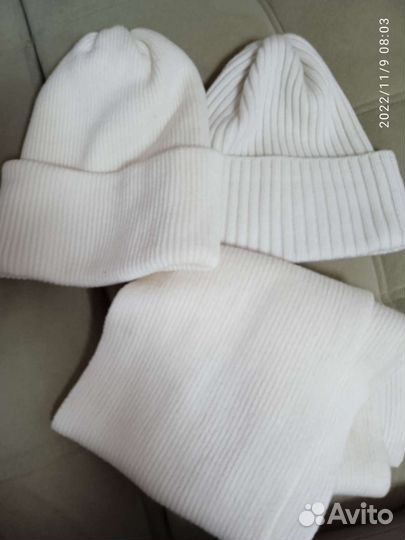 Шапка, шарф. Вязание на заказ