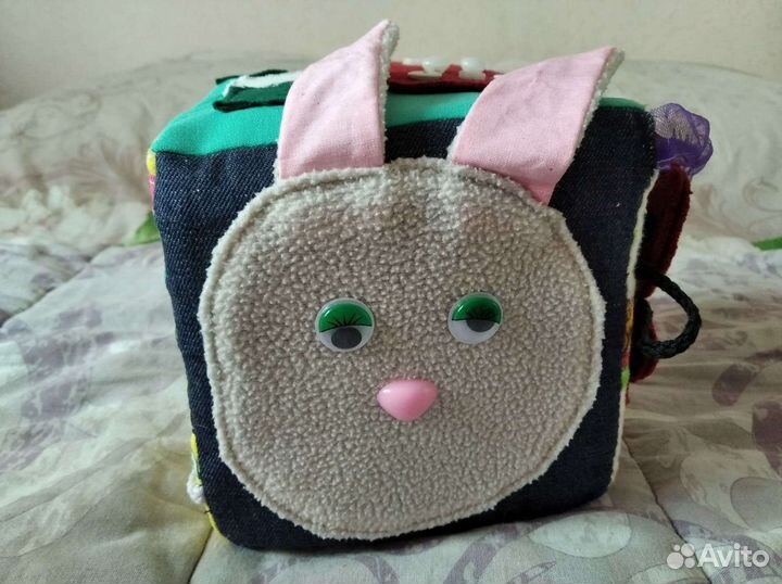 Мягкий кубик развивающий