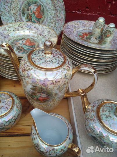 Сервиз чайностоловый гдр мадонна паутинка