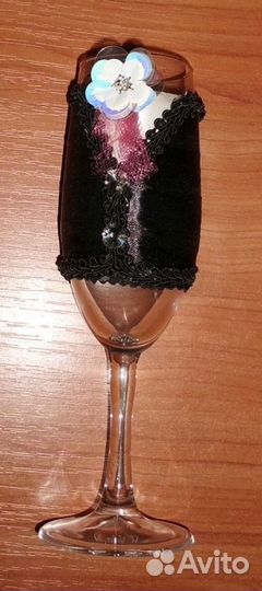 Бокал свадебный высота 21.5 см