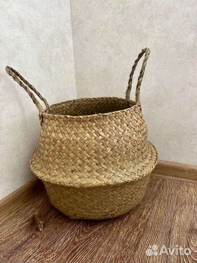 Корзина плетеная большая