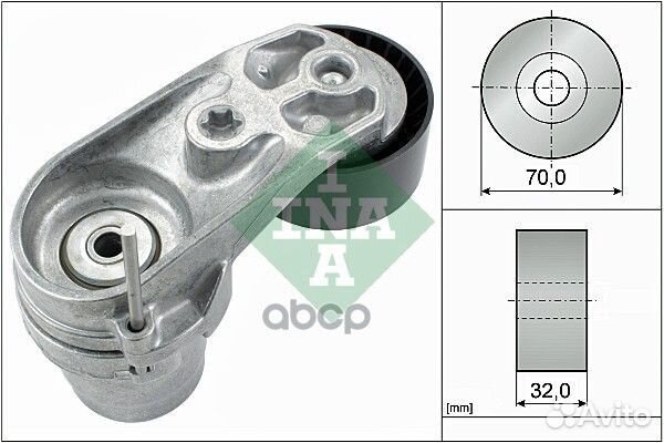 534 0433 10 Натяжитель ремня приводного BMW 3.0