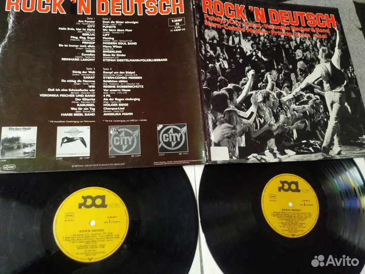 Рок сборник Германия винил 2 lp
