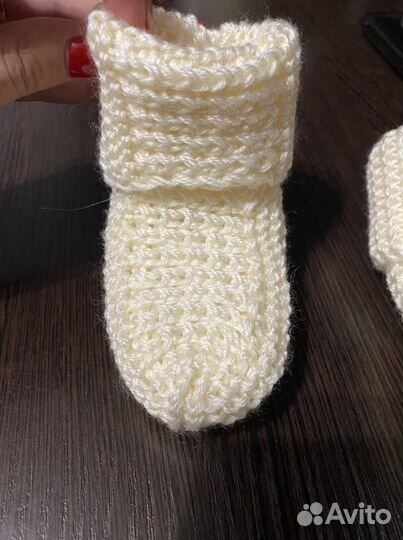 Вязанные носки