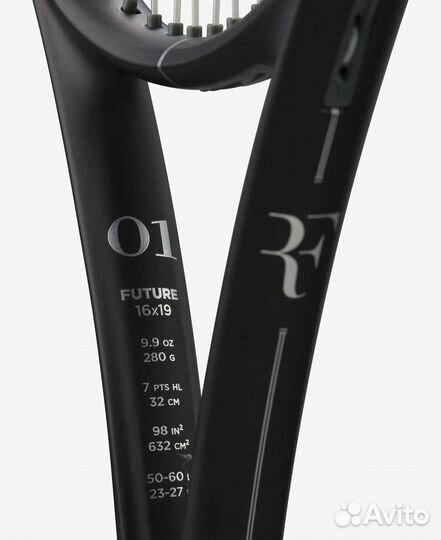 Новая теннисная ракетка Wilson RF 01 (280г) ручка