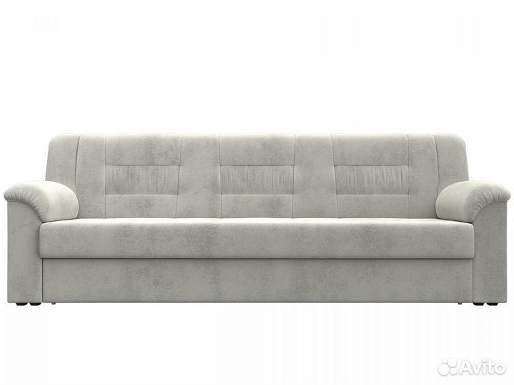 Диван прямой Карелия, велюр, tower 01 серый