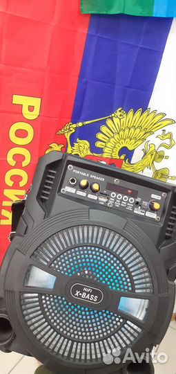 Активная портативная колонка Speaker Радио Блютуз