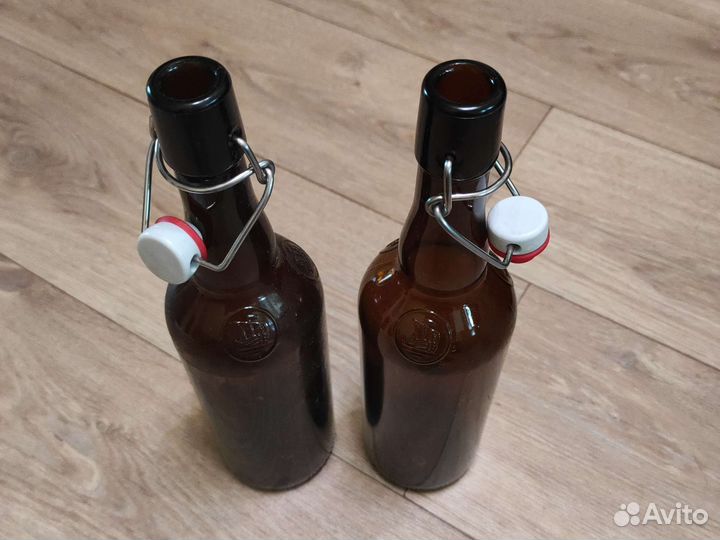 Бутылки с бугельной крышкой