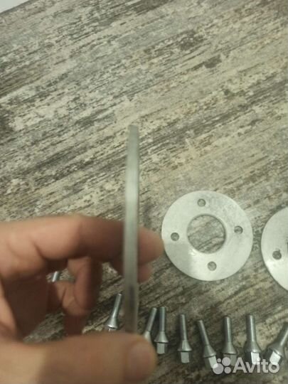 Кольца для вылета колëс 5мм 4*98, 58.6 с болтами