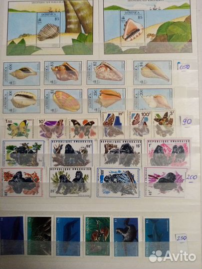 Марки чистые