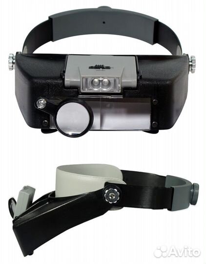 Бинокулярные очки (Лупа налобная) для часовщика №3